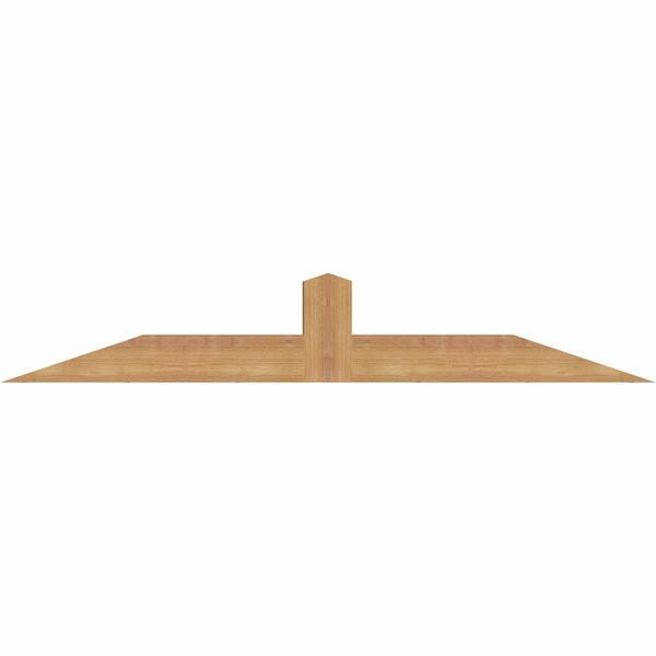 Ekena Millwork Portland Smooth Timber Gable Bracket, Western Red Cedar, 48"W x 8"H x 3 1/2"D x 3 1/2"F, 4/12 Pitch GBW048X08X0404POR00SWR - main
